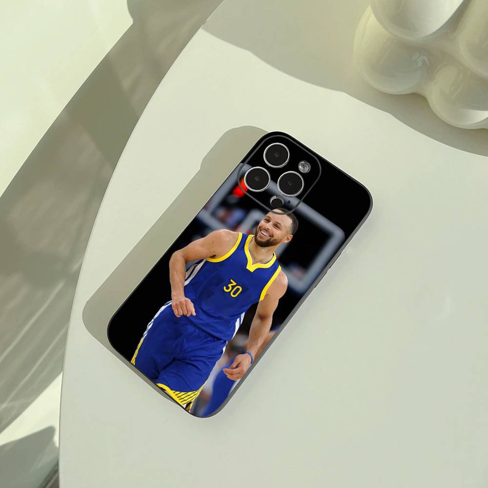 C-30- Curry Phone Case For iPhone 17,16,15,14,13,12,11 Pro Max,16Plus,XS Lightweight and practical Soft Black Cover