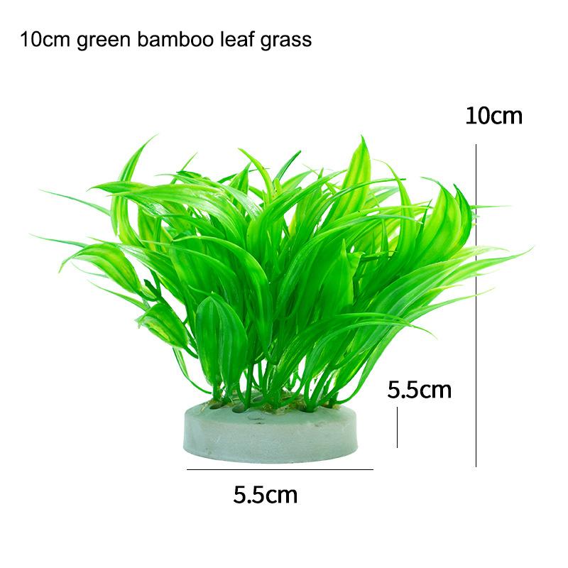 Креативные искусственные подводные растения Аквариумный аквариум Водный искусственный кустарник Зеленая водная трава Просмотр имитации украшения