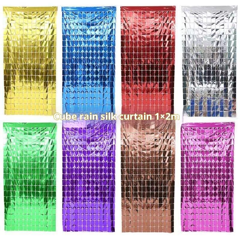 Luxury Great Event Decor Wall Background Curtain Party Decoration Backdrop Decor Square Sequin Panel