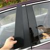 4Pcs Window Trim Covers Center Film Column B C Pillar Posts Sticker Car Accessories for Toyota Tundra Crew Max Cab/Double Cab 2007-2020