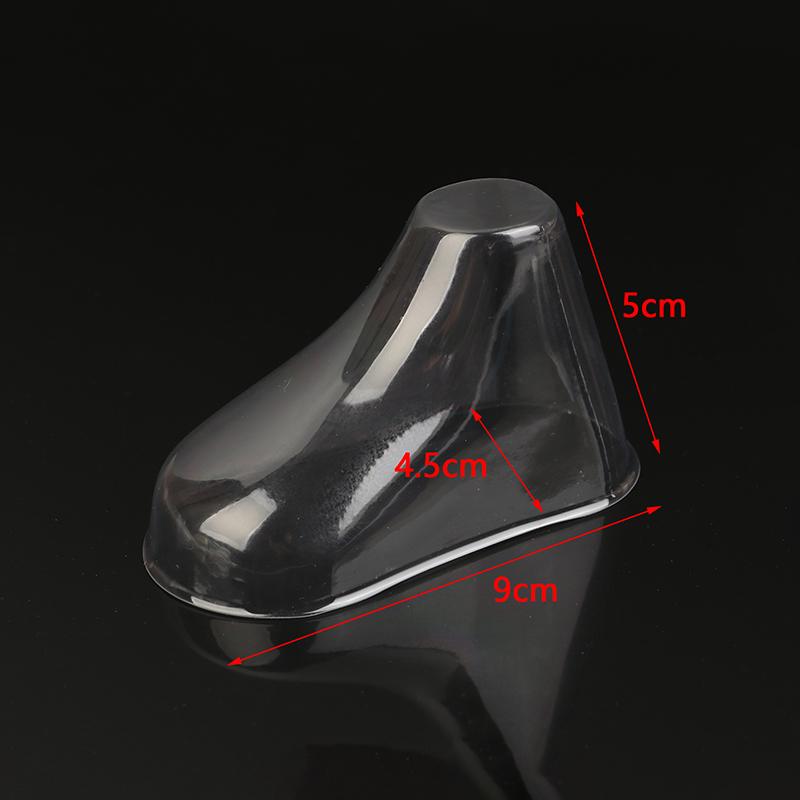 10Pcs Clear Pvc Child Booties Showcase Support Frame Feet Plastic Shoe Mold Baby Shoe Stretcher Socks Display Stand