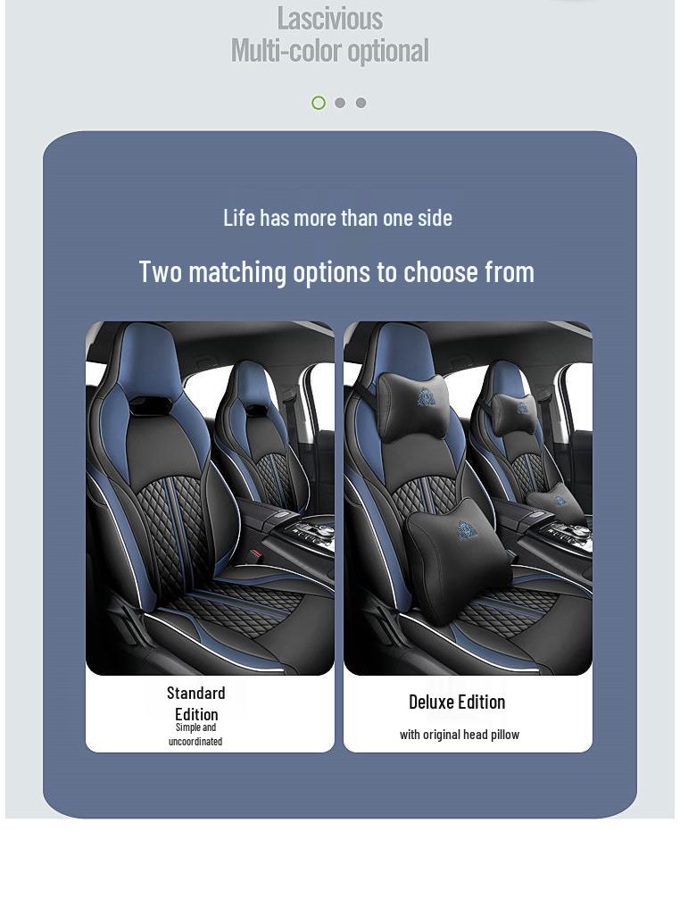 Кожаный чехол на сиденье BYD Qin PLUS/Destroyer 05 на все сезоны