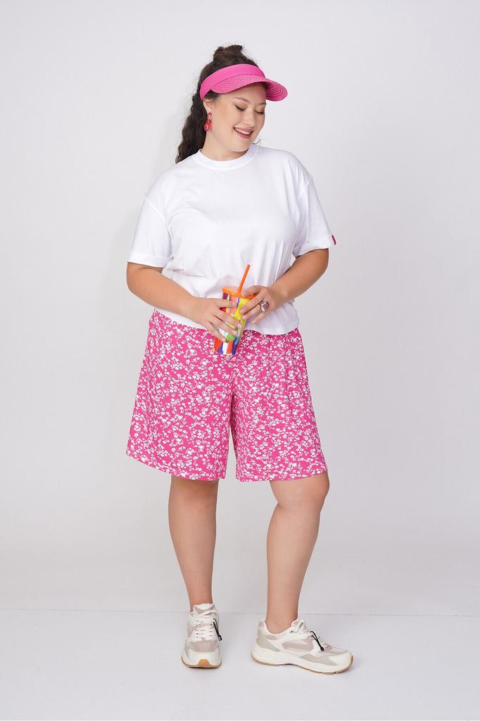 Women's Style Big Size T-Shirt Short Basic Cotton T-Shirt