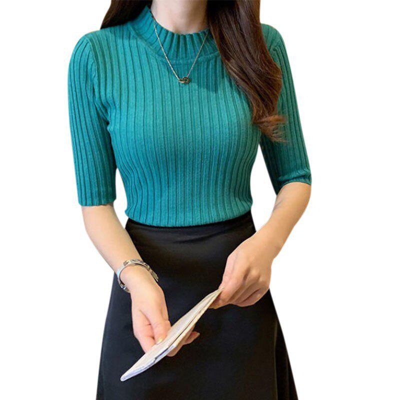 Slim Sweater Female Pullover T-shirt Bottoming Shirt Top