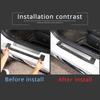 Soft Carbon Fiber Car External Door Sill Strip Panel Trim Sticker For Mercedes Benz C-Class W206 2022-2025 Car Accessories