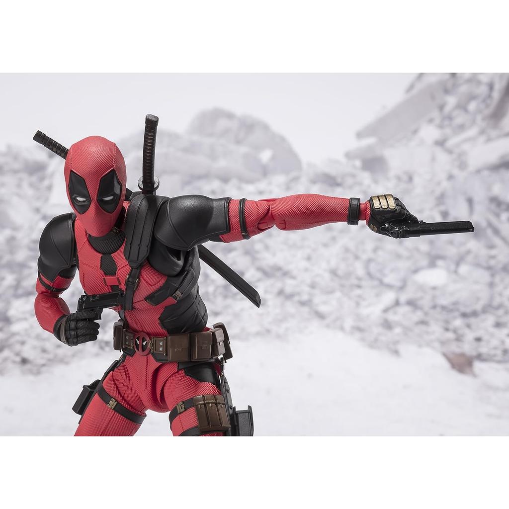 TAMASHII NATIONS С.Х.. Figuarts Дэдпул – Дэдпул и Росомаха | 155мм ПВХ и АБС Раскрашенная Экшн-фигурка