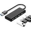 ANYPLUS USB-концентратор USB USB A 5 Гбит/с шина удаленной работы 3.0, 4-портовый концентратор, филиал, высокоскоростная передача данных, питание, легкий, компактный, MacBook/iMac/Surface Pro,