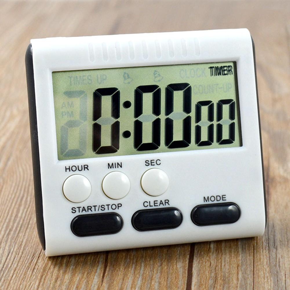 Magnetic Kitchen LCD Digital Kitchen Timer 1PCS 24 Hours 60x28mm Alarm BlACK Count Up Down Clock Large Hot New