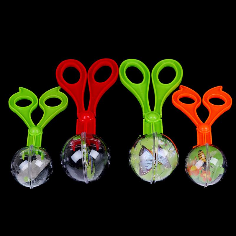 Bug Insect Plastic Catcher Scissors Tongs Tweezers For Kids Children Toy Handy