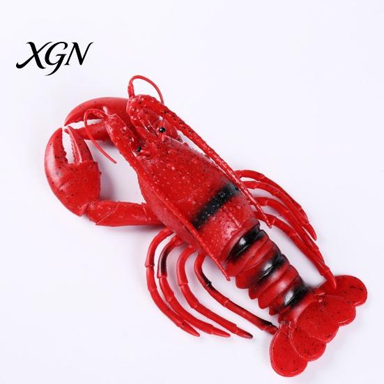 Animal Shaped Stress Toy Simulated Lobster Model Squeaky Realistic Relief Crab Squeeze Home Office Desktop Decoration Photo Props
