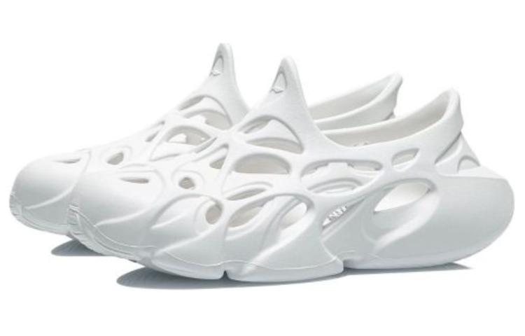 Men's Clogs Li-Ning Li Ning BADFIVE Fast Recovery Slide Clogs Men's White