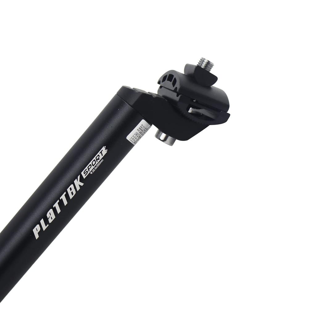 PLATTBK Bicycle Seatpost Aluminum Alloy Mountain Bike Road Bike Saddle Post MTB Length Diameter 350mm, 25.4/27.2/28.6/30.9/31.6mm