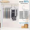 1 шт. Выдвижная вешалка для брюк из нержавеющей стали, складная многофункциональная многослойная вешалка для домашнего хранения и сушки одежды