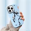 For Samsung A16 A15 A14 A13 S24 S23 Redmi 13C Note 13 12 11 Pro iPhone 16 15 Cartoon Bowknot Dog Soft Silicone Candy Color Phone Case