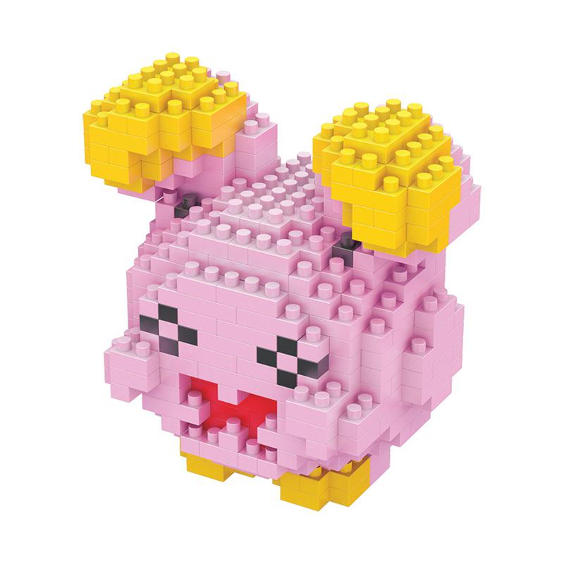 Leboyu 8093 Игрушка-конструктор из микроалмазных частиц - образовательная сборочная игрушка-эльф (Цельный кусок)