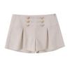 European and American style wholesale women's clothing fashion versatile temperament casual knot buckle vest + knot buckle shorts