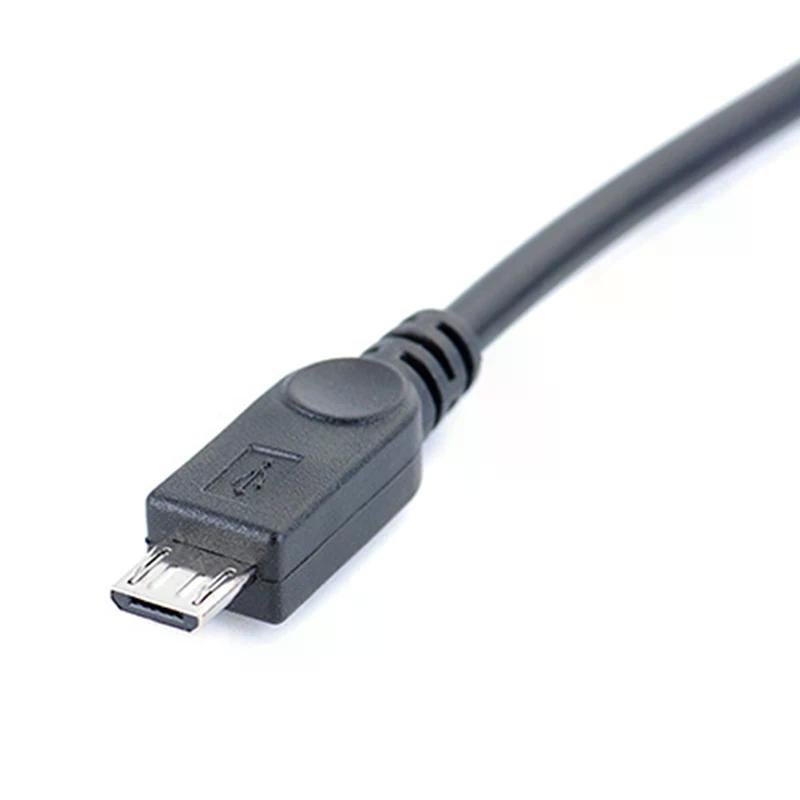Кабель-адаптер OTG USB Type-C (розетка) на Micro USB (вилка)