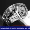 GA2100 Модифицированный фермерский дуб Для Casio G-shock 5611 Металлический ремешок для часов Ga-2100 GA-2110 Ga-b2100 Нержавеющая сталь ремешок мужские аксессуары