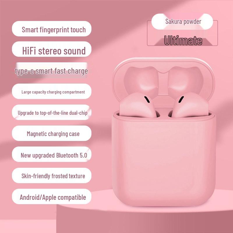 2026 True Wireless Noise-Cancelling Earphones: Long-Wearing, Pain-Free, Ideal for Running and Compatible with Apple & Android.