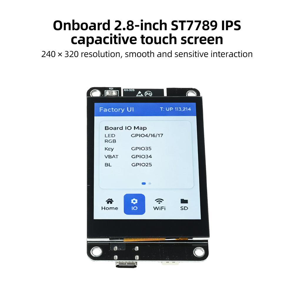 11-битный модуль разработки LX6 ESP11, Wi-Fi, Bluetooth, высокочувствительный приемопередатчик, платформа GUI на базе LVGL, плата для программирования PlatformIO
