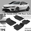 Водонепроницаемые, Экологичные, Износостойкие Коврики на Пол из ТПЭ для Honda Civic Hatchback 2023-2025 (Правый руль)