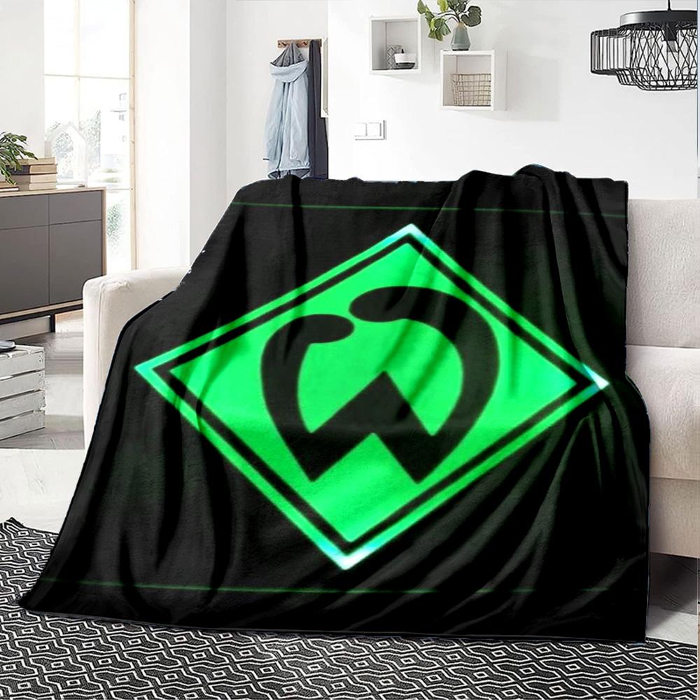 Werder Bremen Football Club Flannel Blanket, Green Diamond Logo Print Throw Blanket, Soft Warm Sofa Bed Blanket for Soccer Fans Home Decor Gift