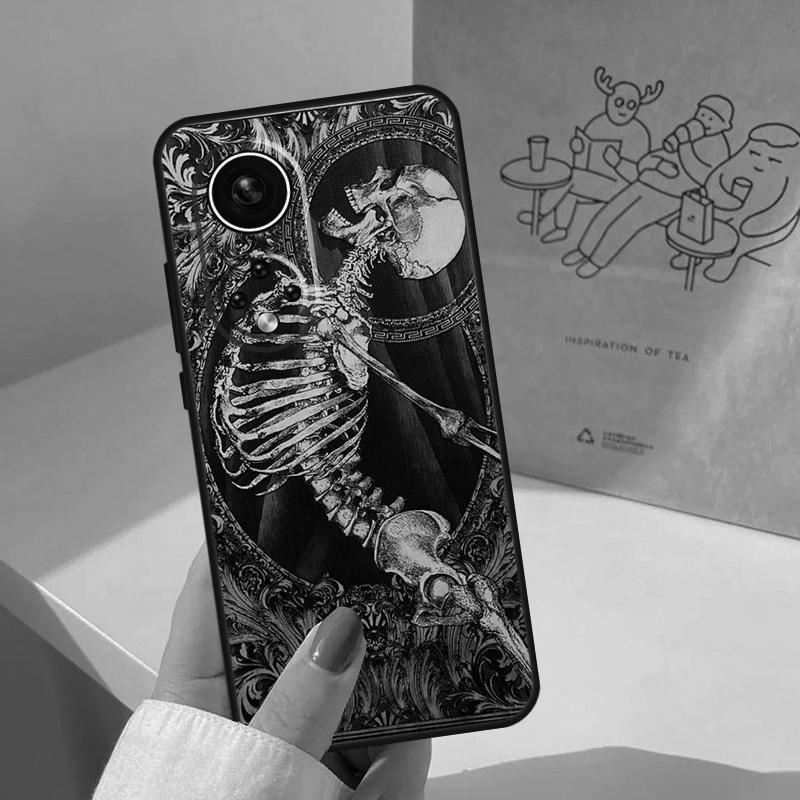 Готический Модный Череп Для Huawei P20 P30 P40 P60 Pro P Smart Nova 9 5T Honor 70 90 50 Magic5 Lite X7a X9a X8a Чехол