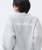 GROOVE RHYME Women'S) C100 3-Ply Terry New Location Chest/Back Logo Sweatshirt (Semi-Oversized Cropped Fit)(25 Years)(6 Colors) [Lrarctm511P]