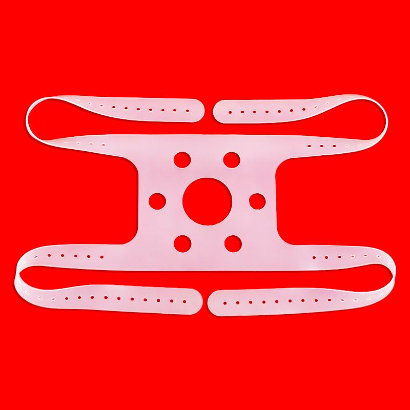 Регулируемый силиконовый сменный ремешок для CPAP, головной убор, эластичная лента, фиксирующий аксессуар для респираторной маски для удобной посадки