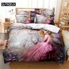 3D Anime Bedding Set Queen Bedding Duvet Cover Set Bedding Set Bed Cover Cotton Queen Bedroom Bed Cover Set Bed Set Bedding