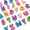 5 шт. Акриловые радужные ракушки Бусины с большими отверстиями и буквами Аксессуары для изготовления ювелирных изделий
