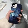 Krajews Animal The Wolf Howl soft Phone Case Cover For iPhone 17 Air 16 15 14 plus 12 13 pro max coque Fundas