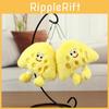Creative Plush Cheese Sandwich Keychain Accessory Cute Soft Toy For Couples