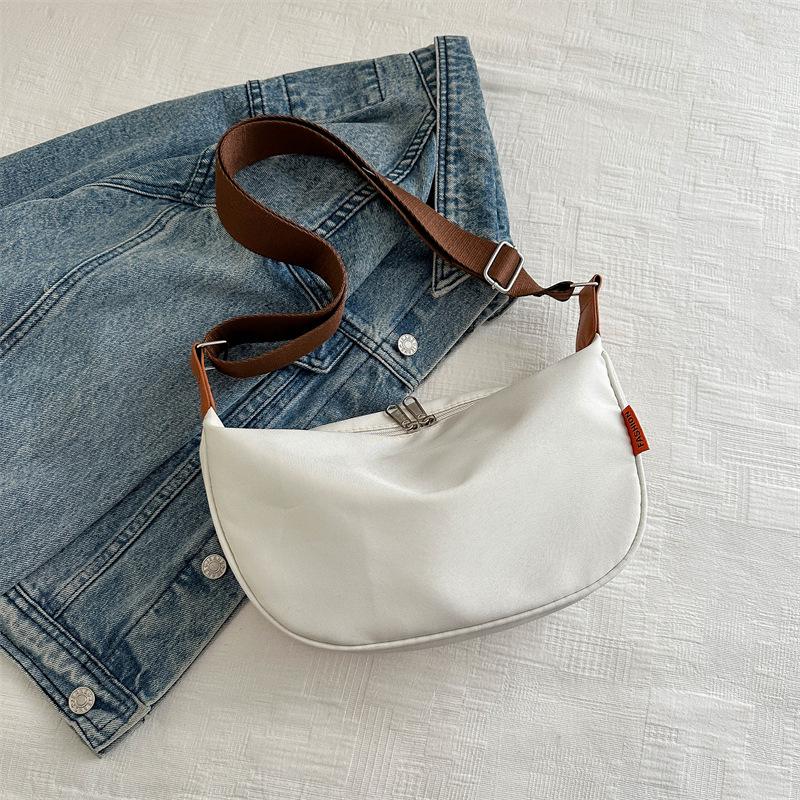 Однотонная модная повседневная сумка, весенняя универсальная сумка через плечо, женская сумка-мессенджер в иностранном стиле