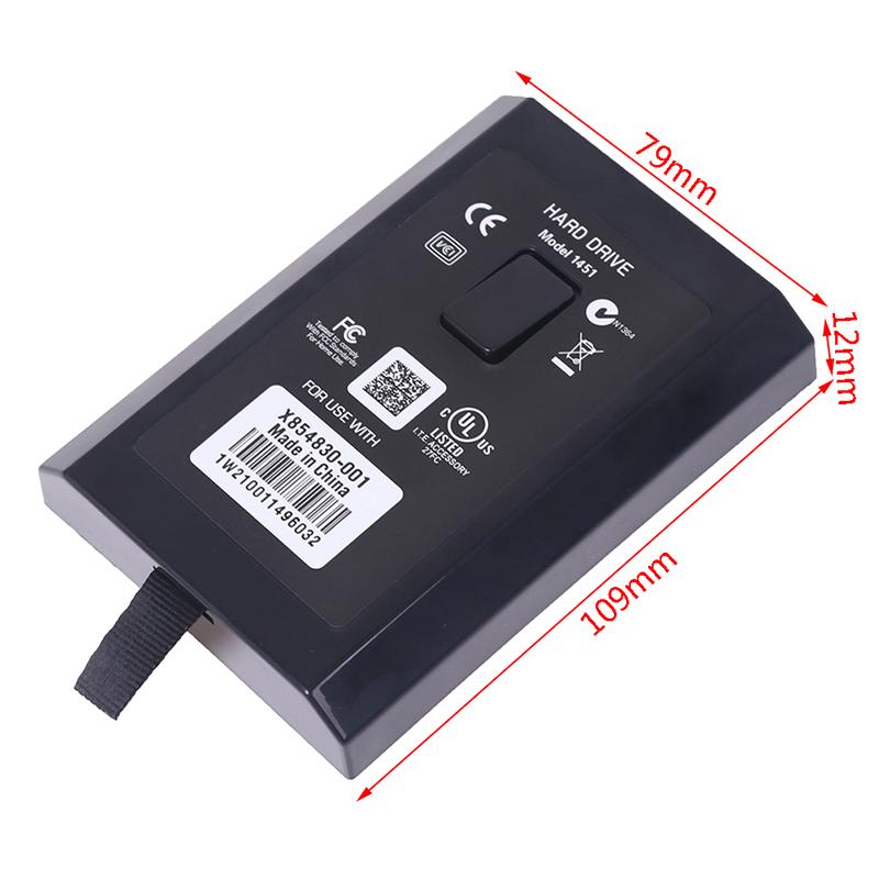 Для Xbox 360 Slim Внутренний чехол для жесткого диска Корпус жесткого диска Черный