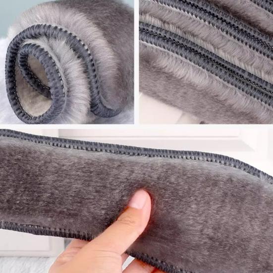2 пары зимних теплых плюшевых стелек с утолщенным искусственным мехом и флисовой вставкой для обуви