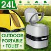 24L Portable Toilet Camping Potty Loo Outdoor Camping Caravan RV Boat Picnic Fishing Festival Accessories Commode