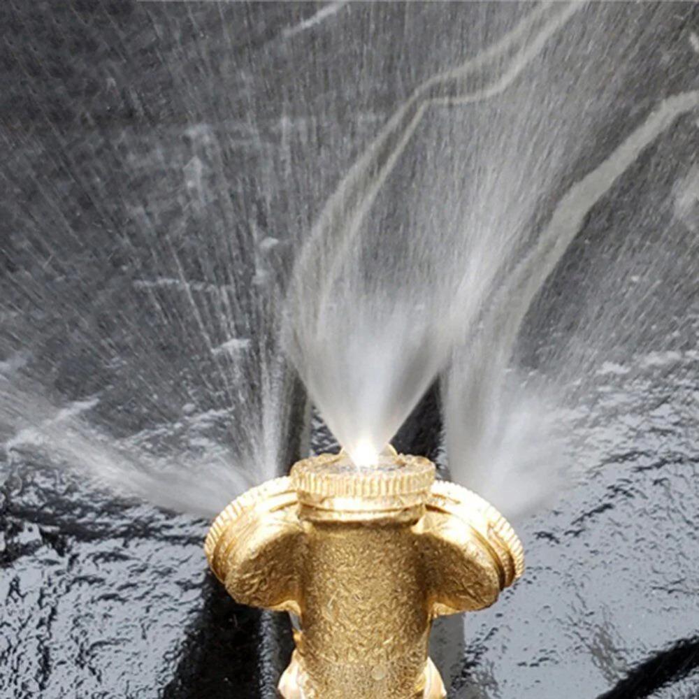 Water Sprinkler Mist Nozzles Brass Multiple Nozzle Head Nebulizer Hose Connector  Garden Tools