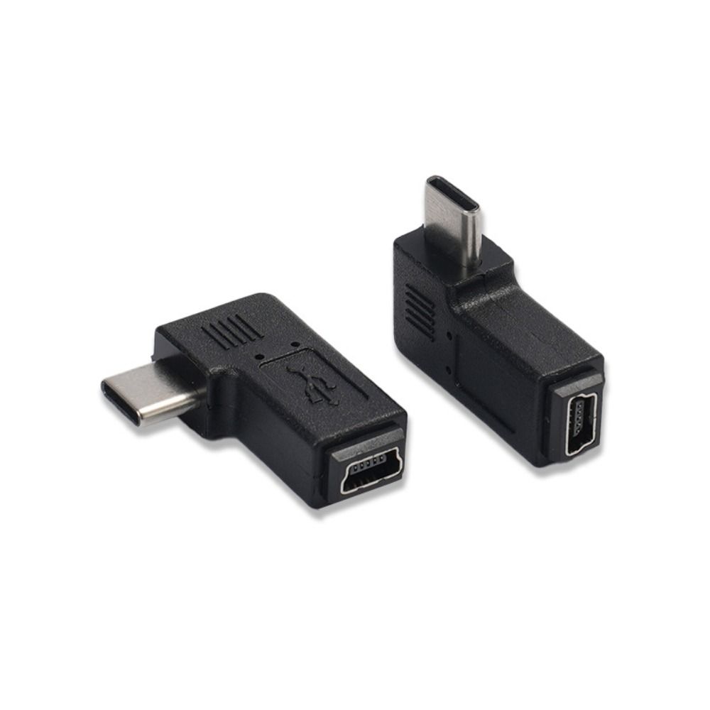 5 Pin USB Female Adapter Fast Charging Type-C Male to Mini USB Female Phone