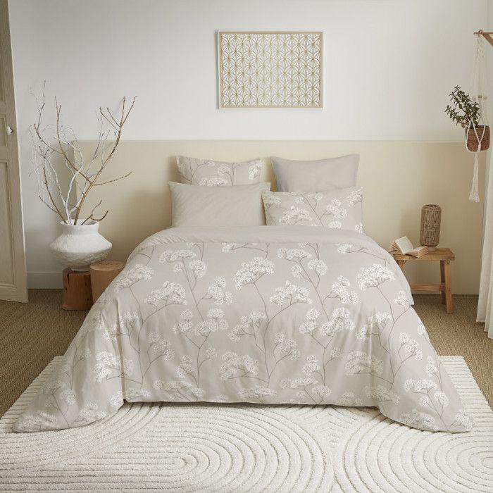 Complete Reversible Duvet Cover Pack for 160 X 200 Cm Bed Natural Landscape