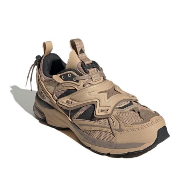 Adidas Spiritain 2000 Легкие Ретро Ткань Кожа Прочные Нескользящие Низкие Повседневные Кроссовки для Бега Унисекс Черный Коричневый HP2637