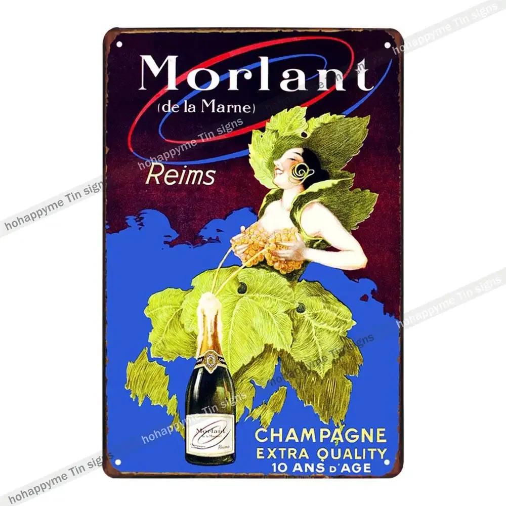 Бар Металлическое Настенное Искусство Декоративная Табличка Знаки Шампанское Виски Виноград Вино Паб Клуб Кафе Постер Жестяная Картина Домашний Декор 20x30см
