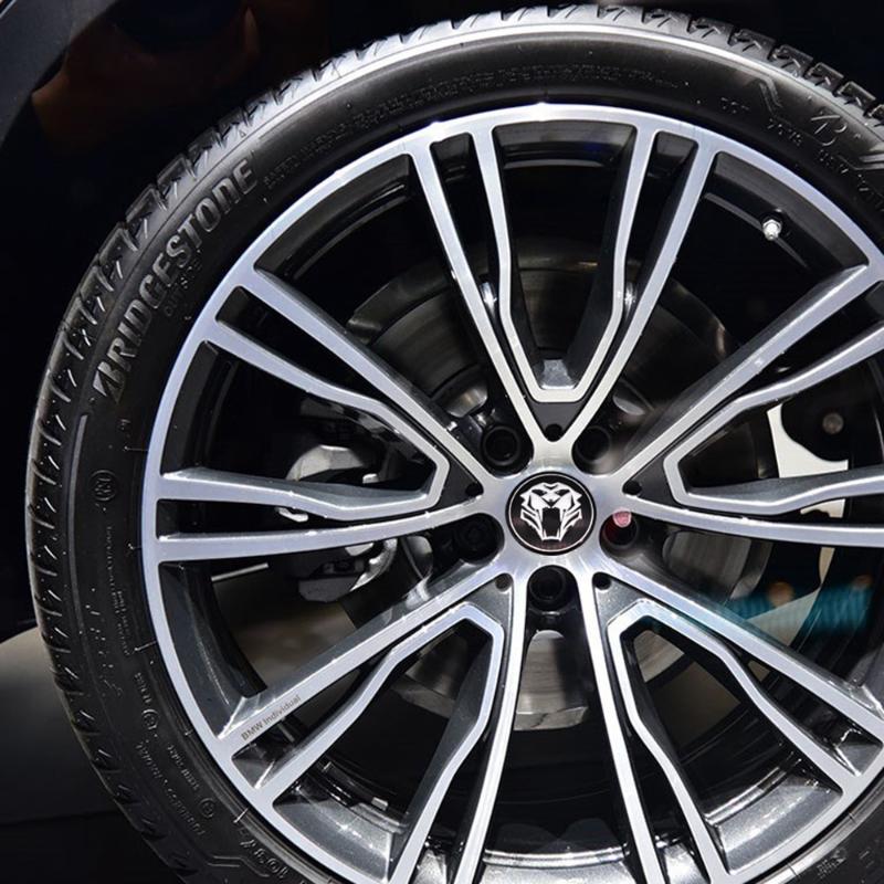 4 х голова тигра, рулевое колесо автомобиля, центральная наклейка автомобиля, крышка ступицы, эмблема, значок, наклейки, символ