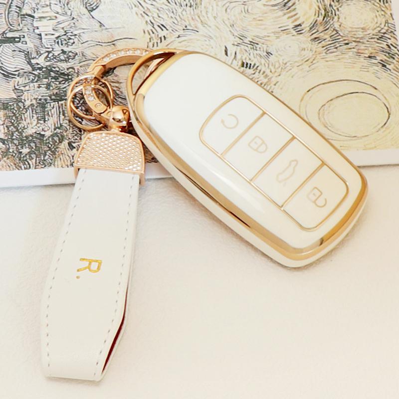4 кнопки для Chery Omoda 5 C5 Tigo 7 8 Pro Max Tigo 7 8 Plus Arrizo 5 Plus Брелок Держатель для автомобильных ключей Аксессуары Чехол для ключей