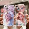 Милый силиконовый чехол для Xiaomi Redmi Note 12 11 10 Samsung A54 A24 A14 Oppo A78 A58 A38 Infinix Note 30 Pro Funda Princess Girls Cover Мягкий бампер из ТПУ