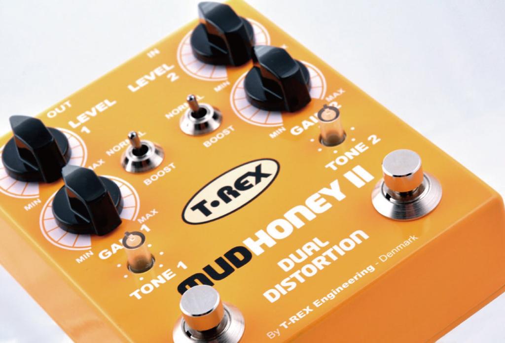 Effector Guitar Dual Distortion MUDHONEY II T-REX