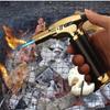 Flame Gun Torch Butane Lighter Burning Torch Electricity Ignite Outdoor Gas Torch Camping BBQ Soldering Welding Tool ( WITHOUT GAS )