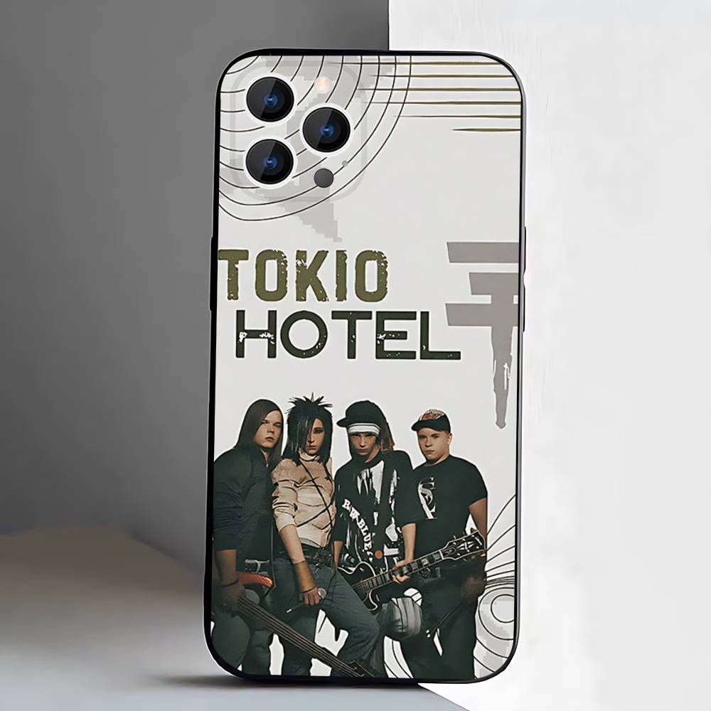 Том Билл Каулитц Т-Токио Отели Черный Чехол Для iPhone 17 13 14 15 11 16 12 Pro Max Pro Max Plus E Air Mini Чехол-Оболочка для Телефона