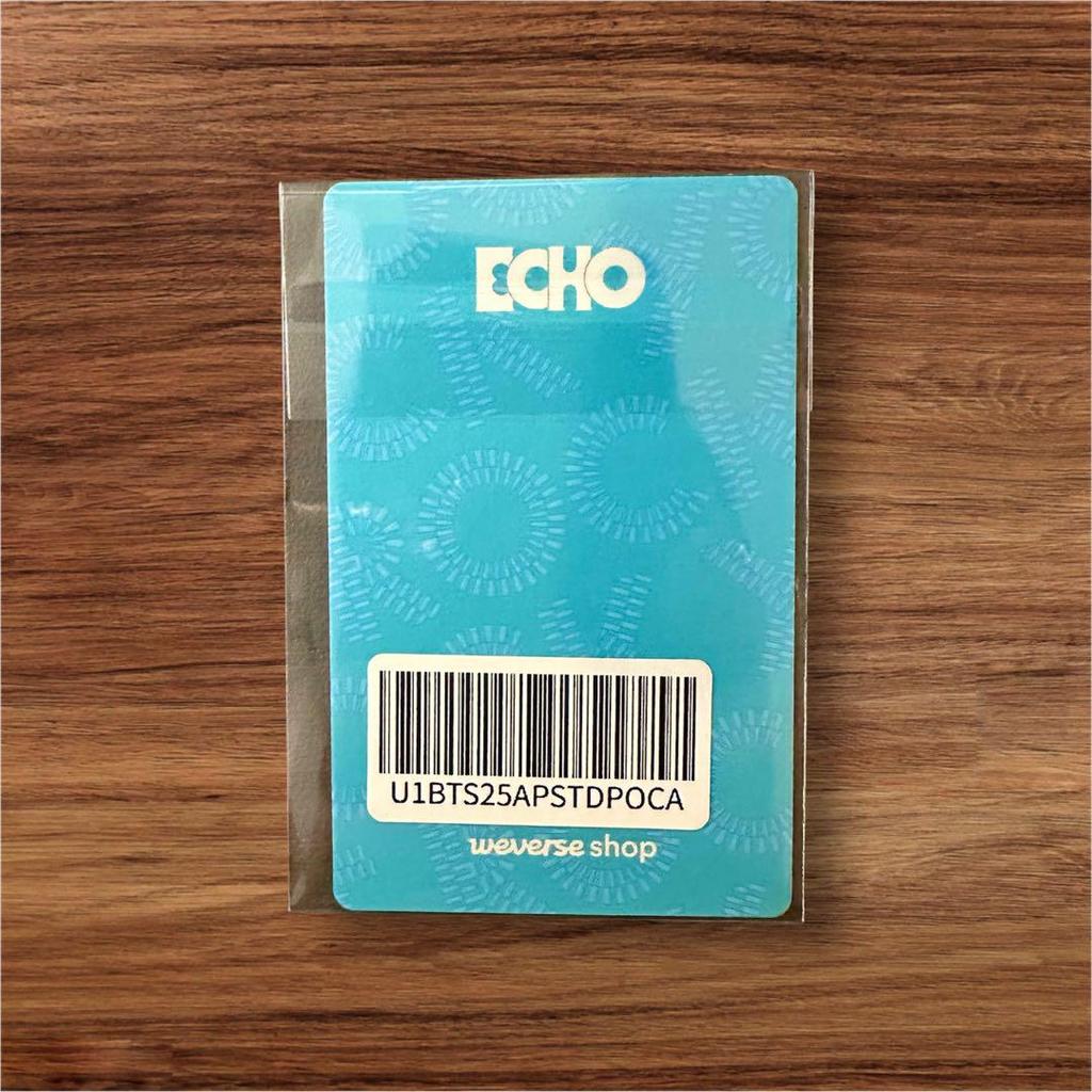 [USED] BTS JIN Echo Weverse Bonus Trading Card Random