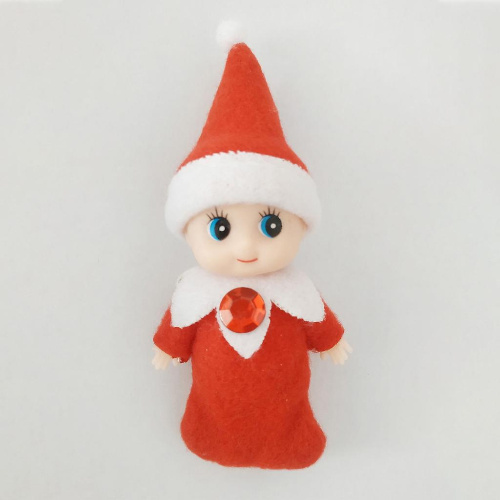 Кукла | Рождественская миниатюрная кукла | Игрушки для кукол-эльфов | Рождественский подарок-украшение